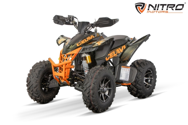NITRO MOTORS 250cc maxi Quad Celavi RS10 4-Gang Manuell Platin Alu-Felge